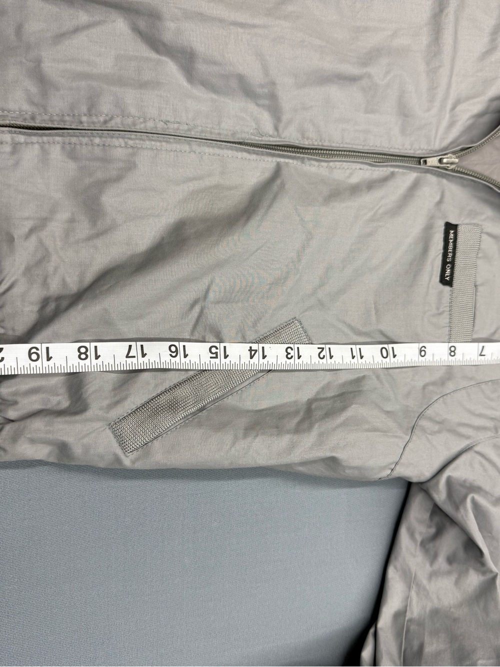 Members Only Vintage Light Gray Boys Jacket - Picture 8 of 9